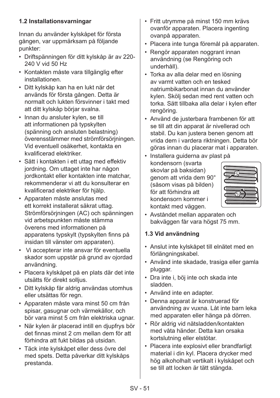 GRAM 49SK 4186 F User Manual | Page 52 / 112