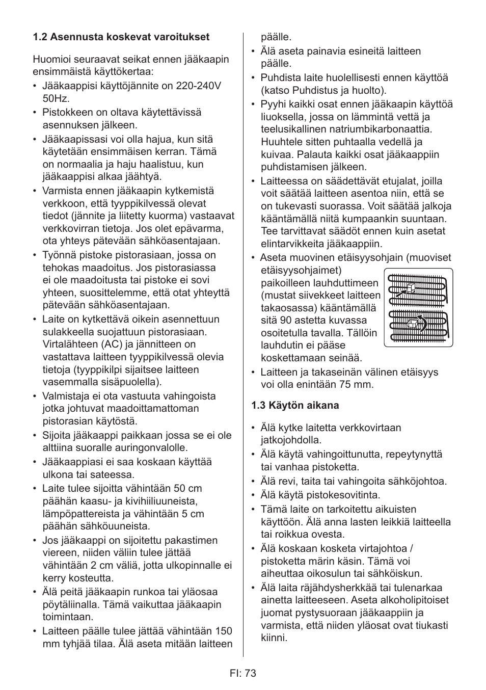 GRAM 49SK 4186 F User Manual | Page 74 / 112
