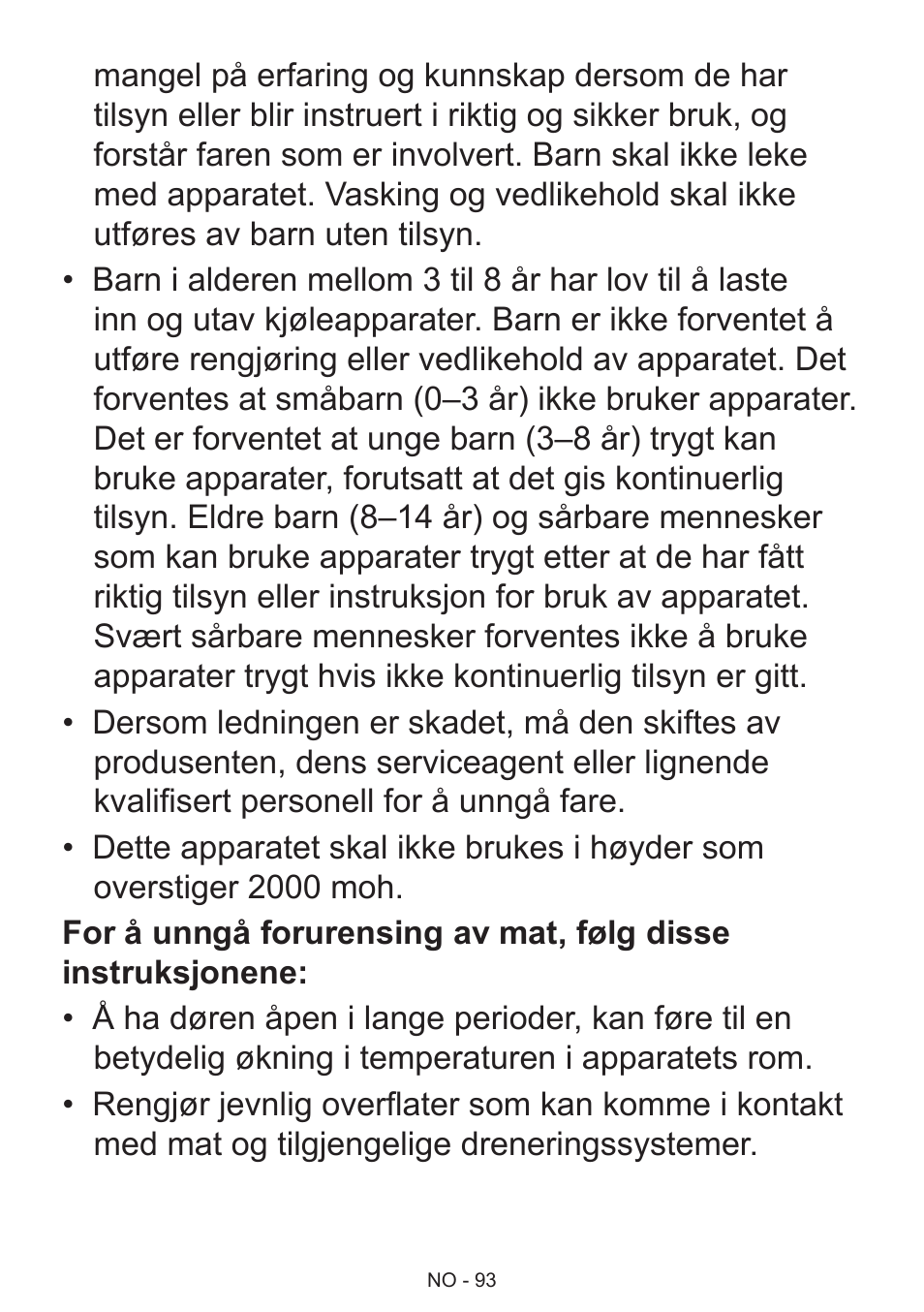 GRAM 49SK 4186 F User Manual | Page 94 / 112