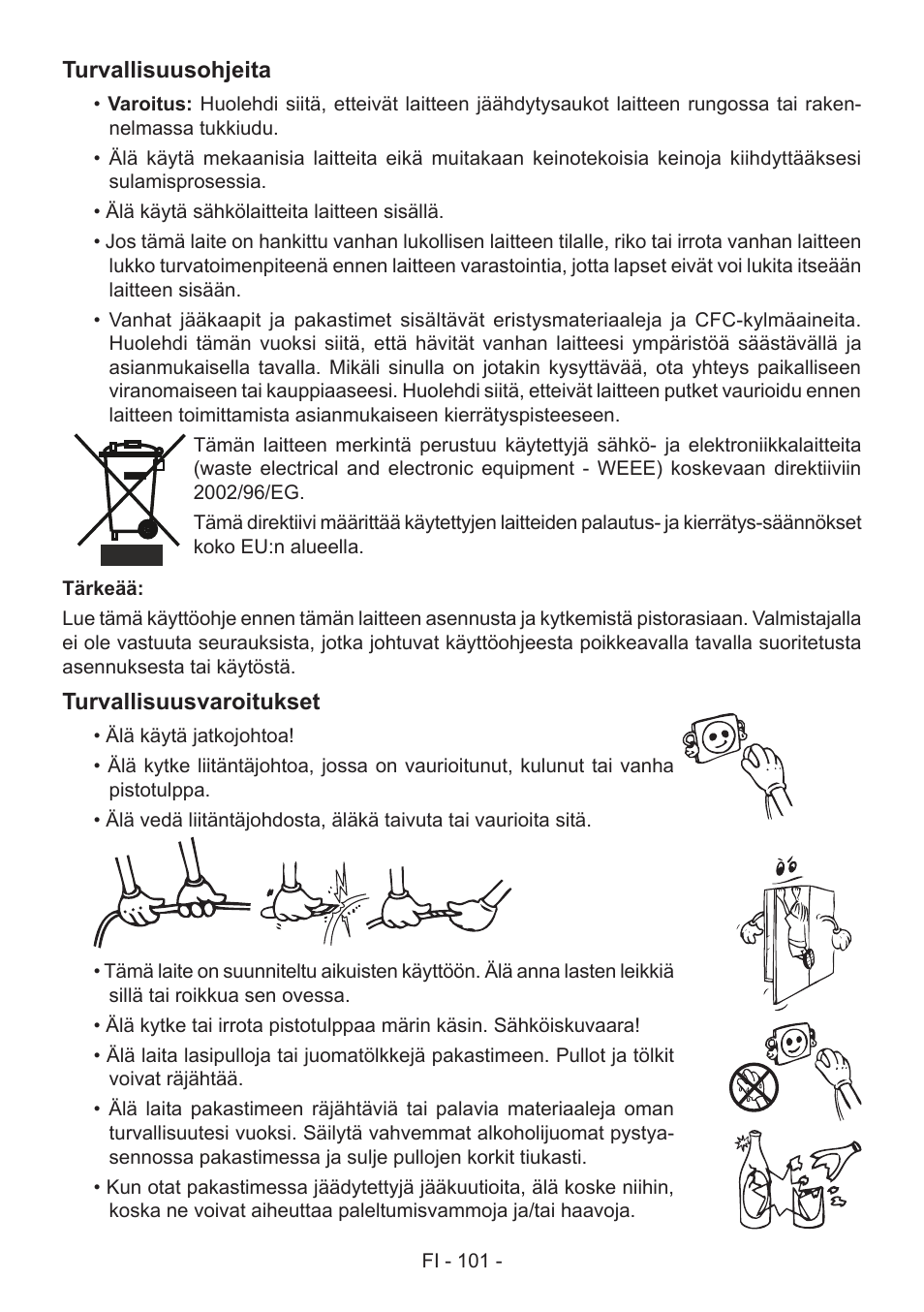 GRAM FS 481864 N (v)/1 User Manual | Page 102 / 122