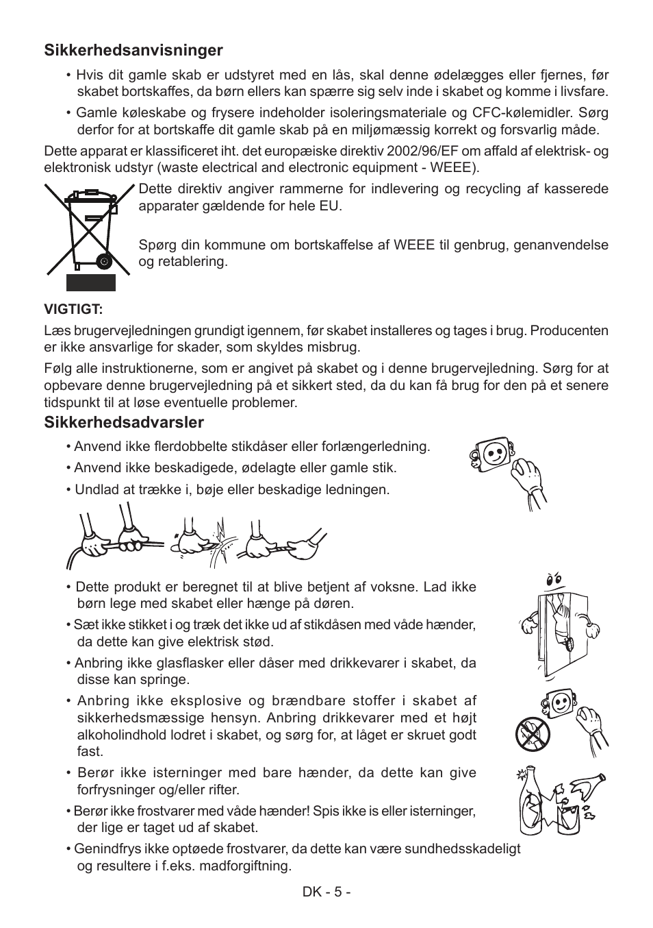 GRAM FS 481864 N (v)/1 User Manual | Page 6 / 122