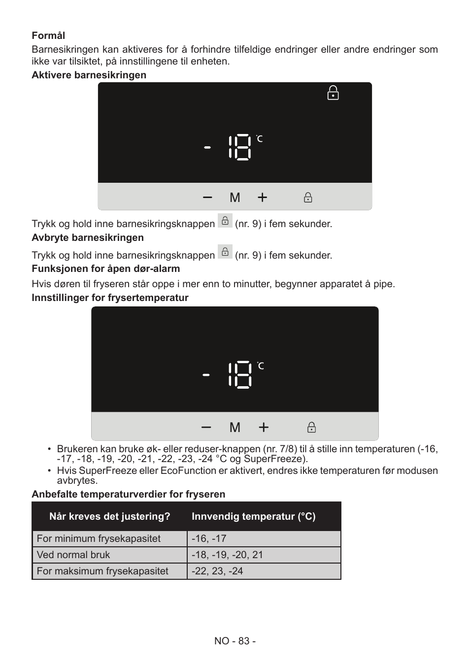 GRAM FS 481864 N (v)/1 User Manual | Page 84 / 122