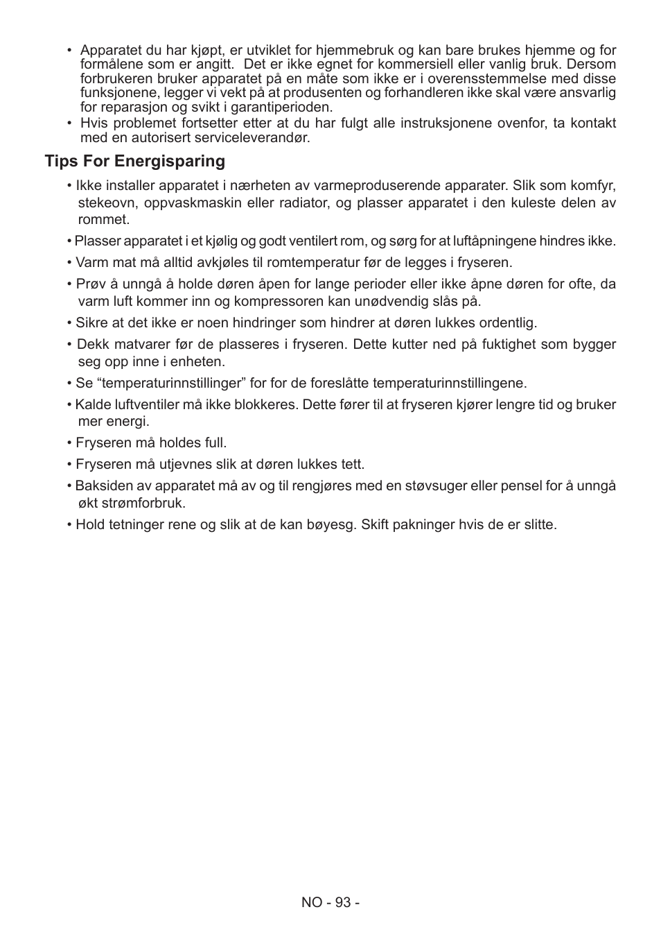 GRAM FS 481864 N (v)/1 User Manual | Page 94 / 122