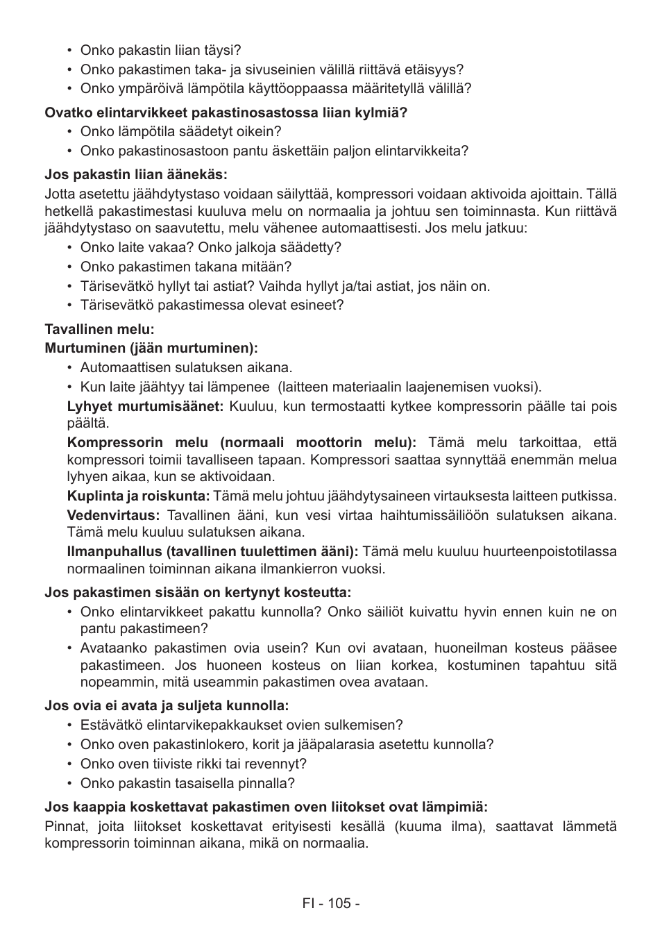 GRAM FS 441862 N (v)/1 User Manual | Page 107 / 112