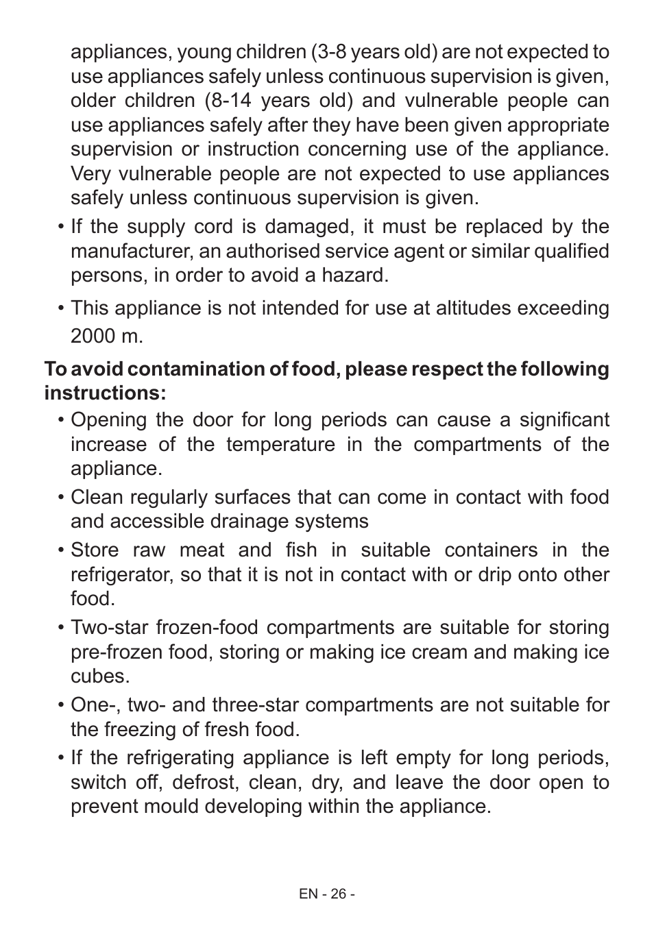 GRAM FS 441862 N (v)/1 User Manual | Page 28 / 112