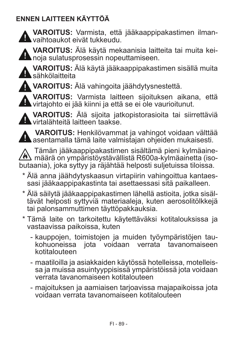 GRAM FS 441862 N (v)/1 User Manual | Page 91 / 112