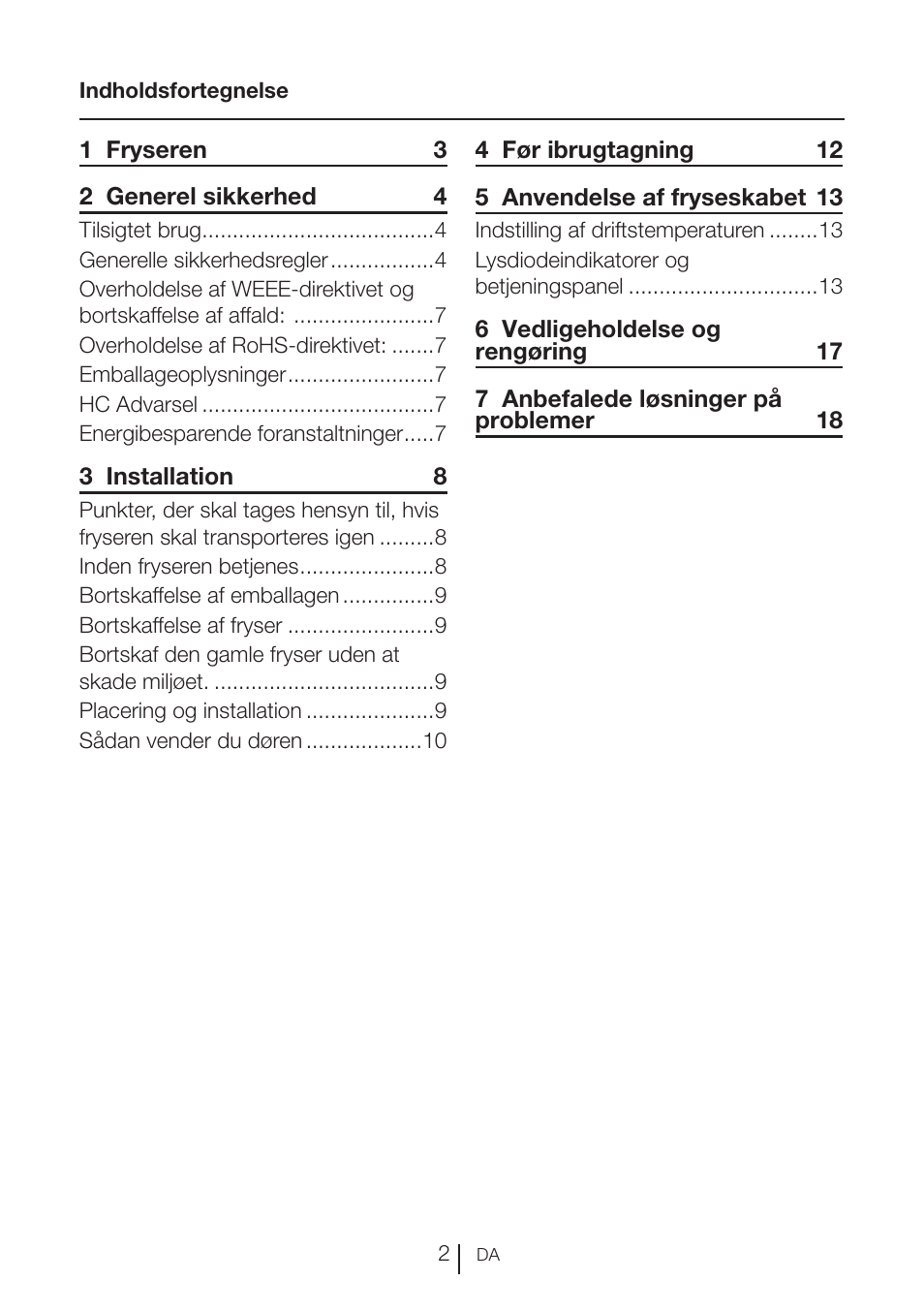 GRAM FS 3105-90/1 User Manual | Page 3 / 105