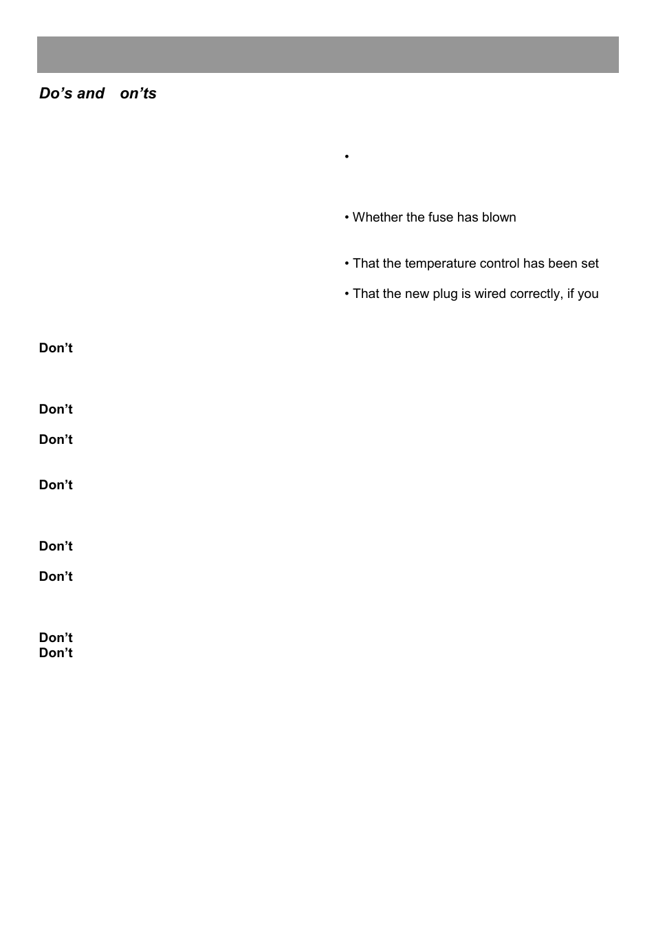 User guide | GRAM FS 3125-90/1 User Manual | Page 13 / 52