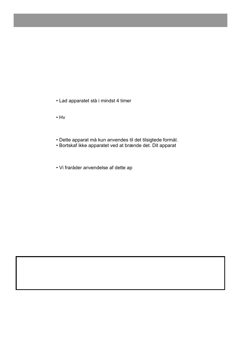 Betjeningsvejledning | GRAM FS 3125-90/1 User Manual | Page 15 / 52