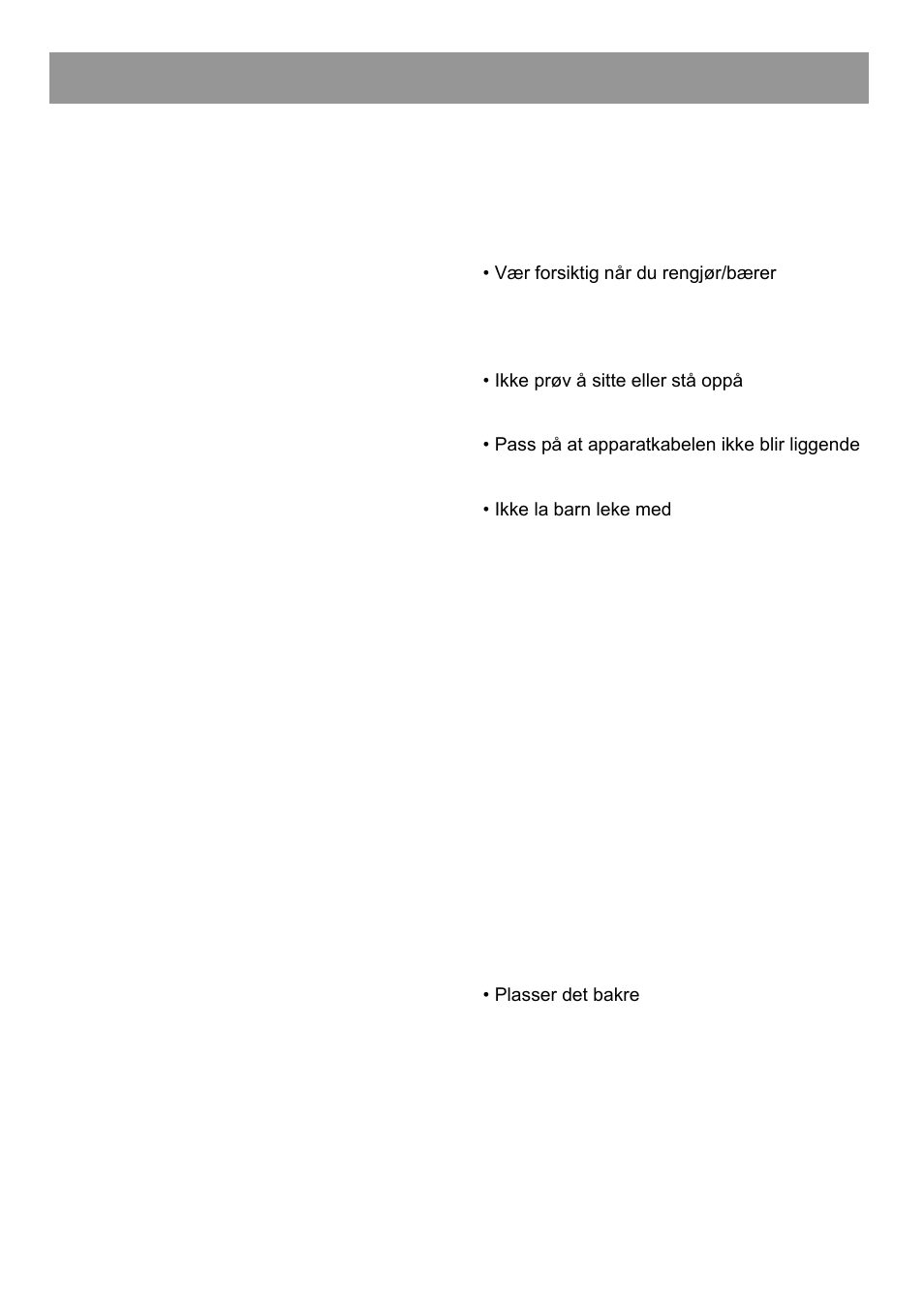 Bruksanvisning | GRAM FS 3125-90/1 User Manual | Page 30 / 52