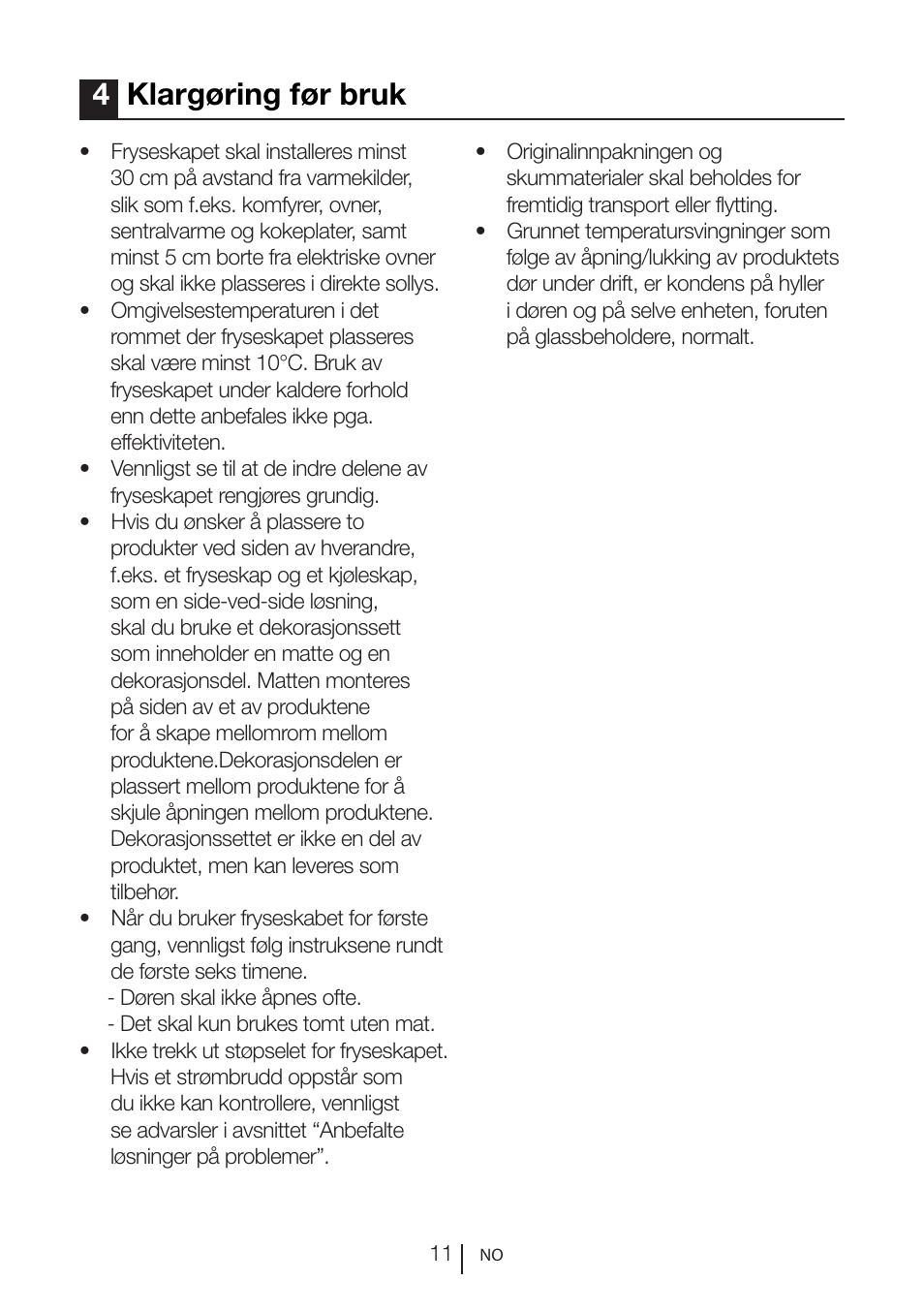 4klargøring før bruk | GRAM FS 3215-93/1 User Manual | Page 26 / 75