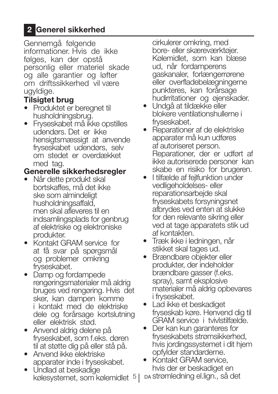 GRAM FS 3215-93/1 User Manual | Page 5 / 75