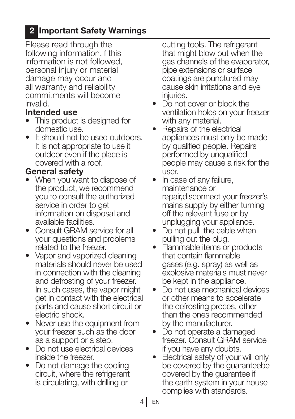 GRAM FS 3215-93/1 User Manual | Page 63 / 75