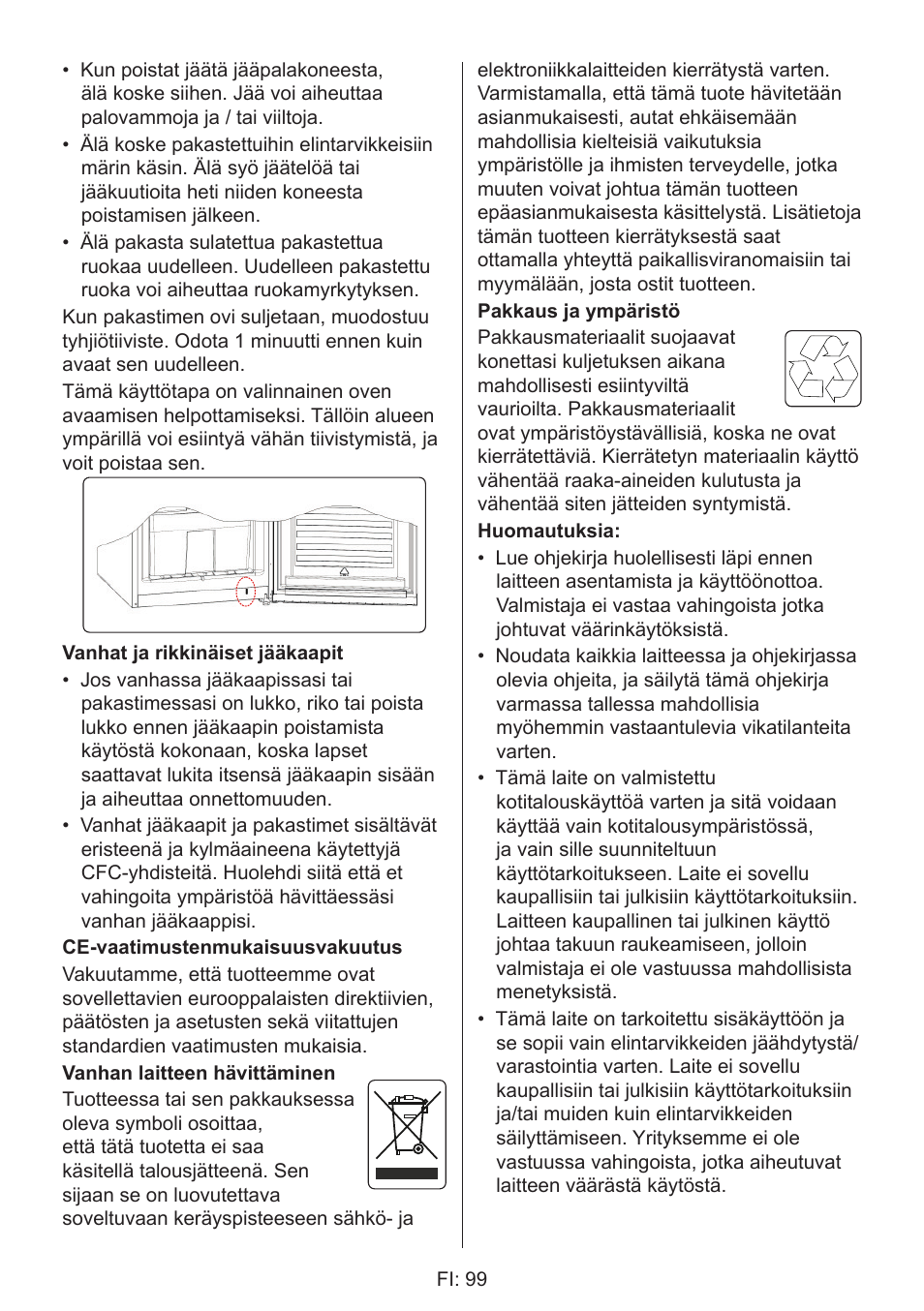 GRAM 49SF 4186 F User Manual | Page 100 / 116