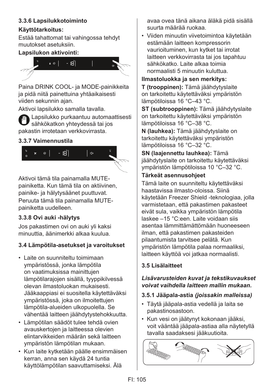 GRAM 49SF 4186 F User Manual | Page 106 / 116