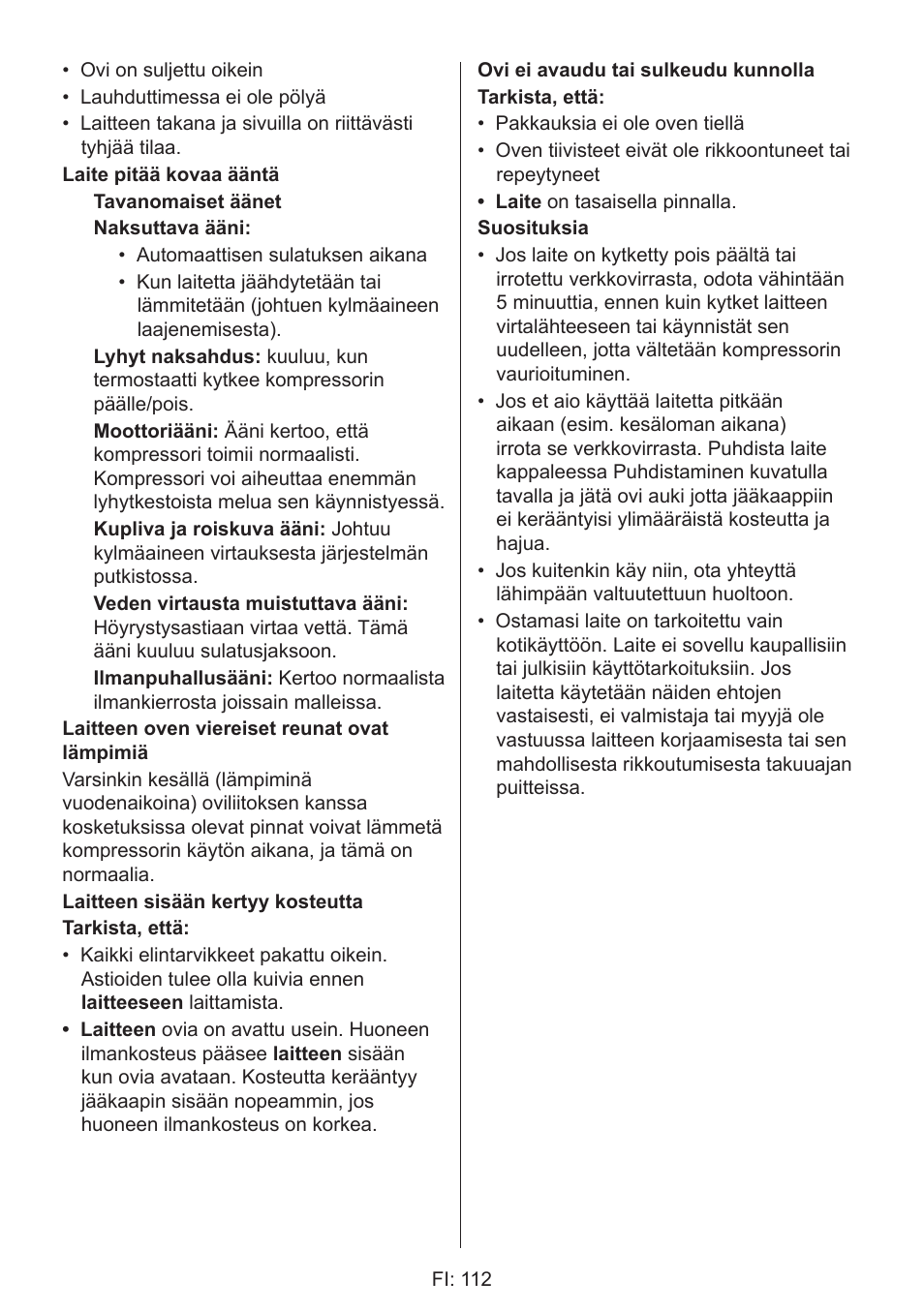 GRAM 49SF 4186 F User Manual | Page 113 / 116