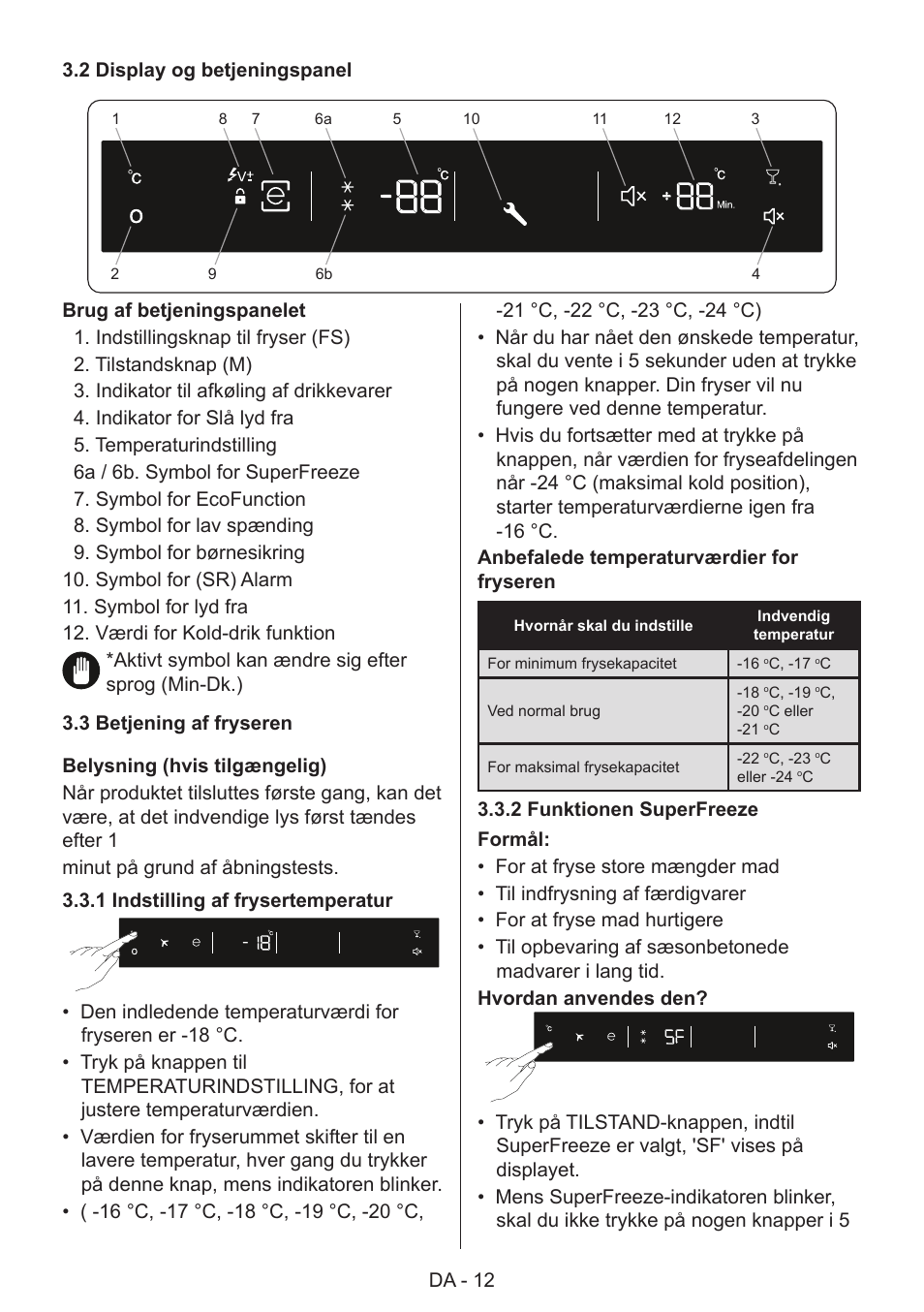 GRAM 49SF 4186 F User Manual | Page 13 / 116