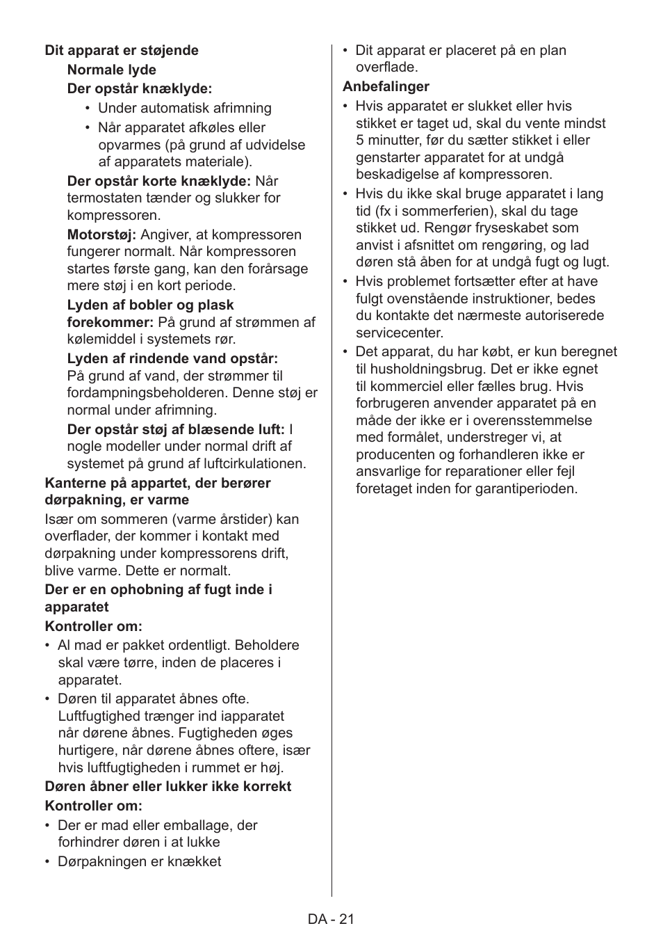 GRAM 49SF 4186 F User Manual | Page 22 / 116