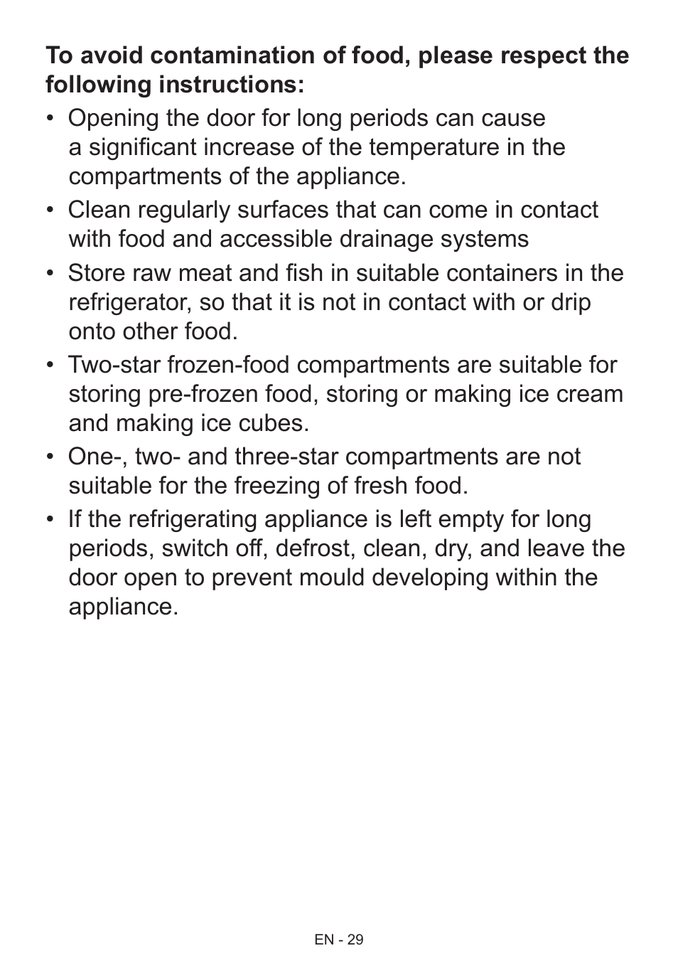 GRAM 49SF 4186 F User Manual | Page 30 / 116
