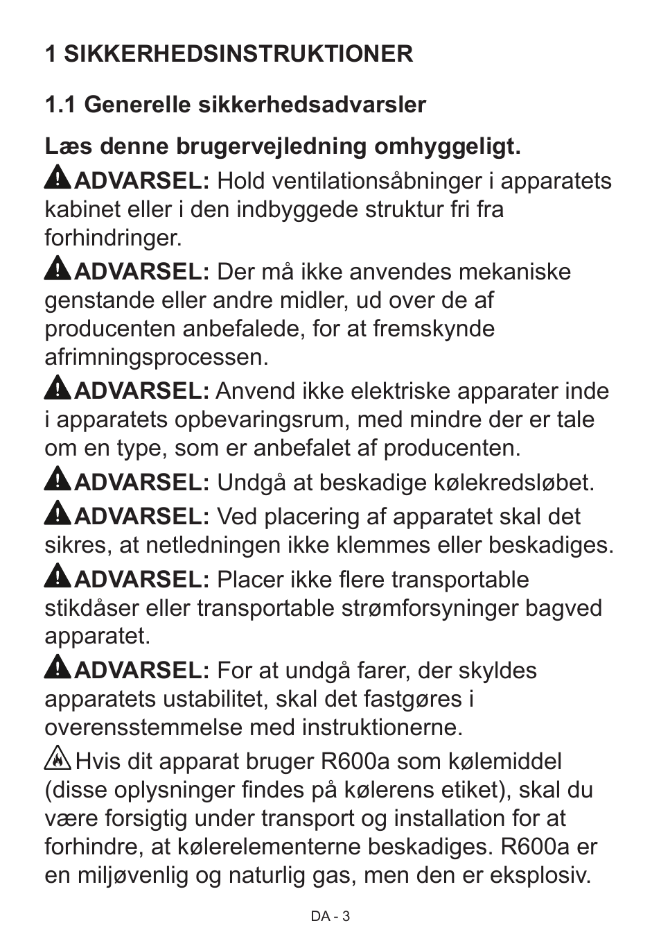 GRAM 49SF 4186 F User Manual | Page 4 / 116