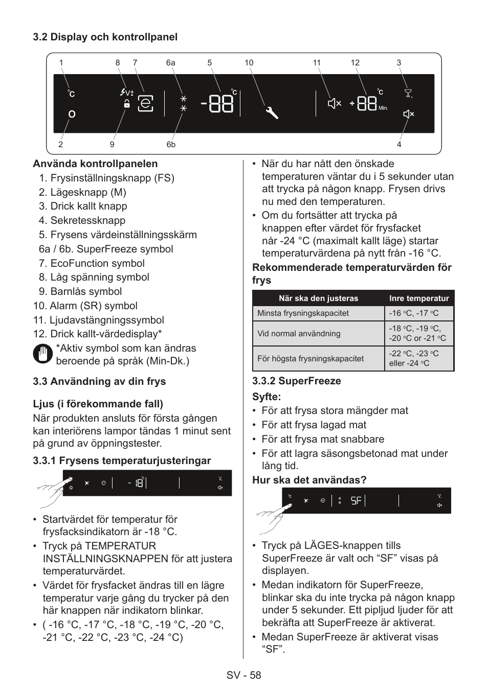 GRAM 49SF 4186 F User Manual | Page 59 / 116
