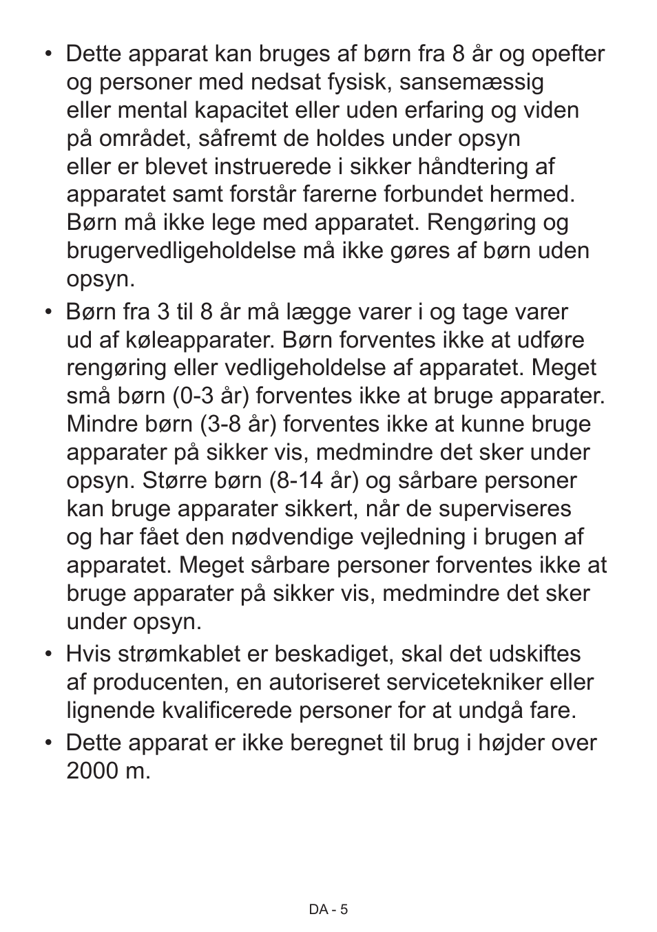 GRAM 49SF 4186 F User Manual | Page 6 / 116