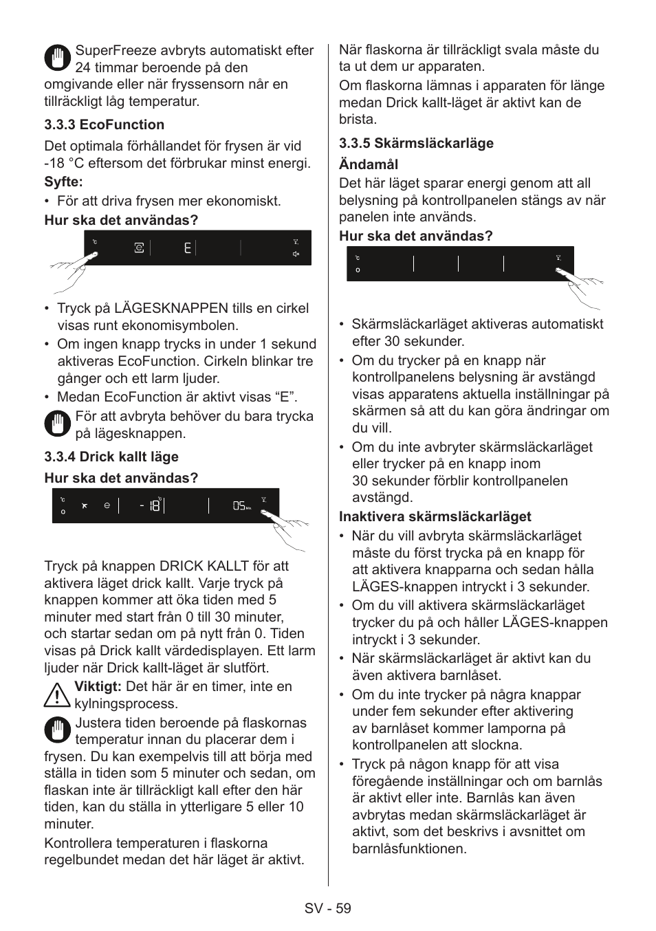 GRAM 49SF 4186 F User Manual | Page 60 / 116