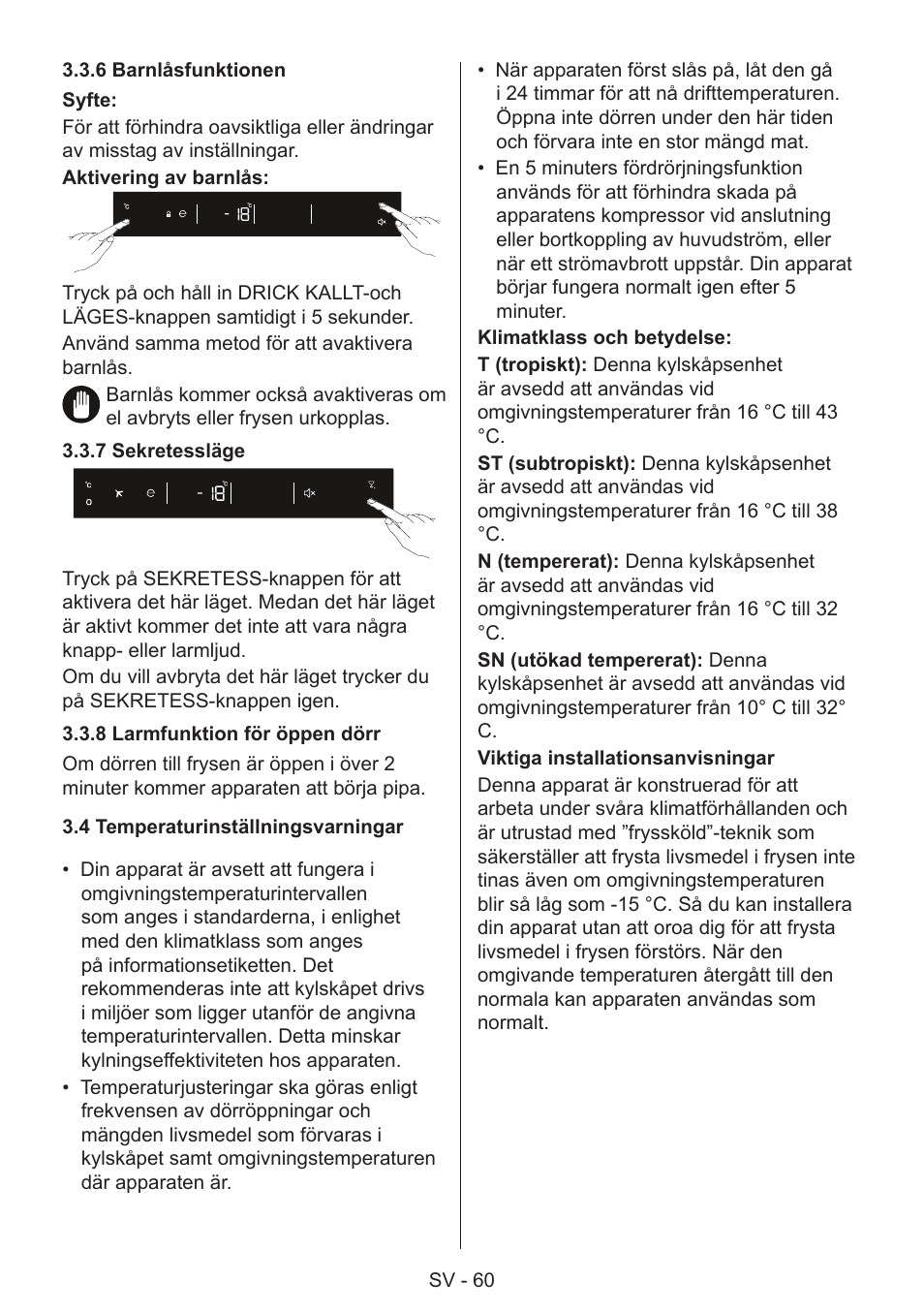 GRAM 49SF 4186 F User Manual | Page 61 / 116