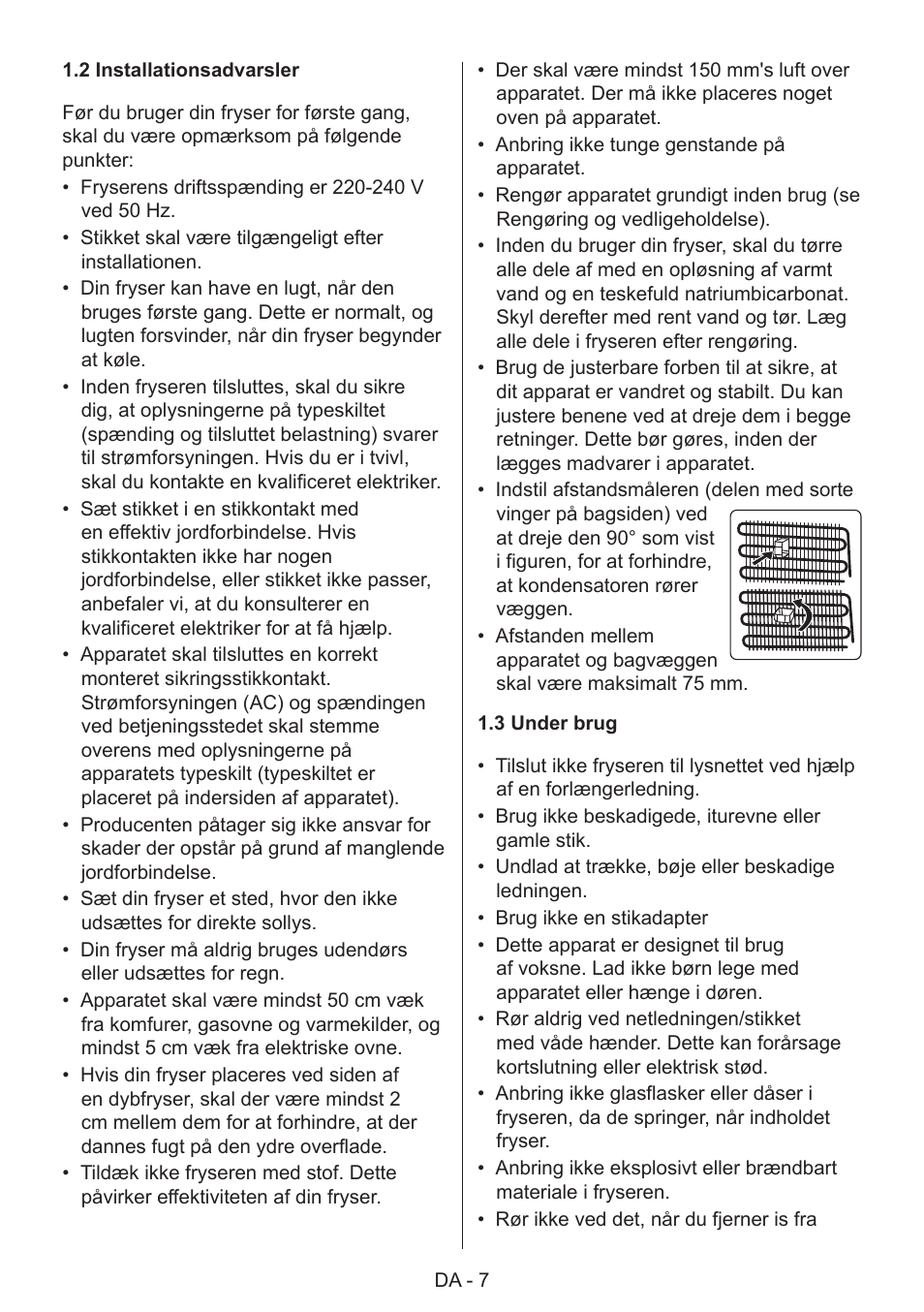 GRAM 49SF 4186 F User Manual | Page 8 / 116