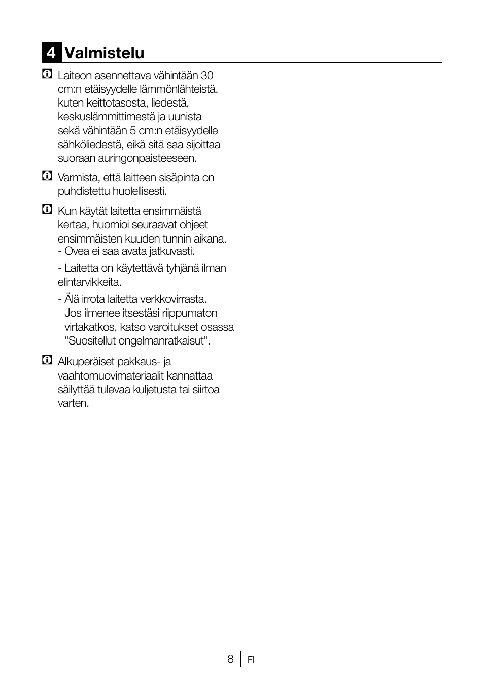 4valmistelu | GRAM FSI 3225-94 N/1 User Manual | Page 45 / 64