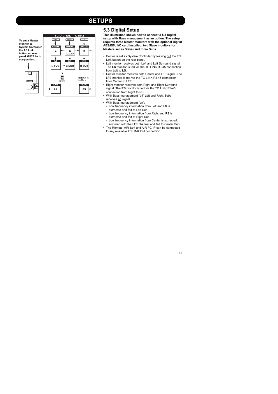 Setups, 3 digital setup | Dynaudio Air Series User Manual | Page 15 / 60