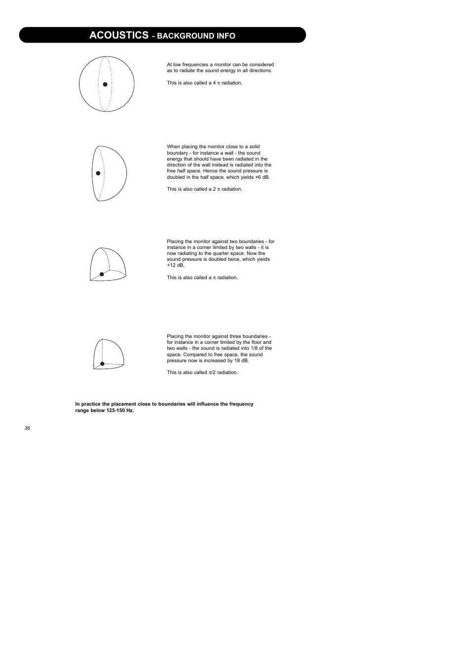 Acoustics, Background info | Dynaudio Air Series User Manual | Page 38 / 60