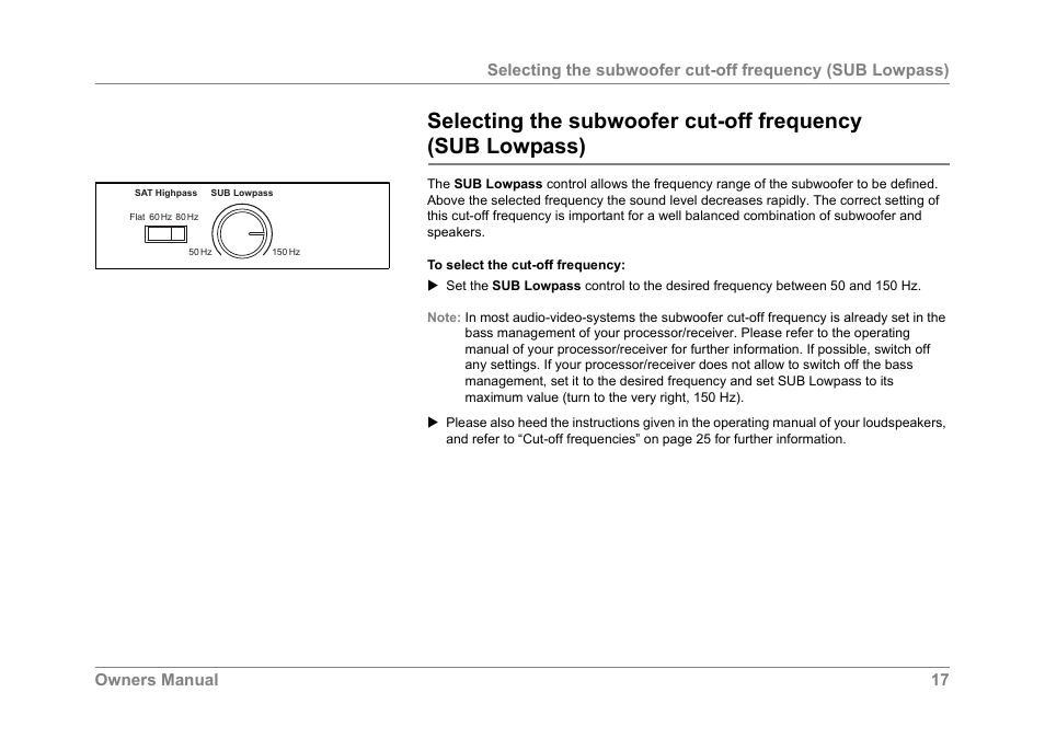 Dynaudio SUB 600 User Manual | Page 20 / 42