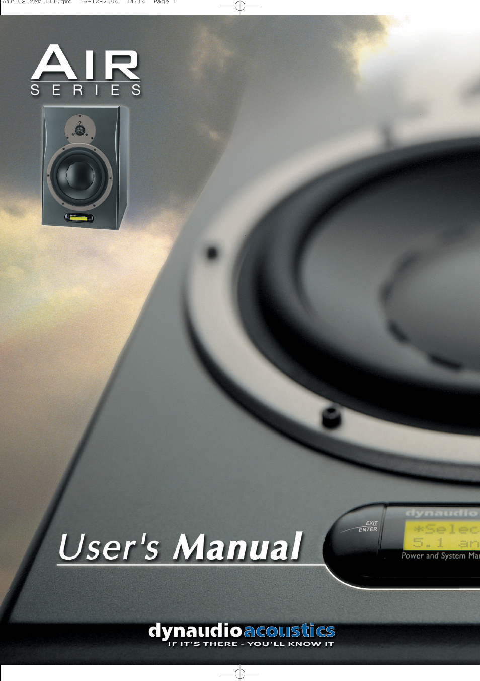 Dynaudio pmn User Manual | 60 pages