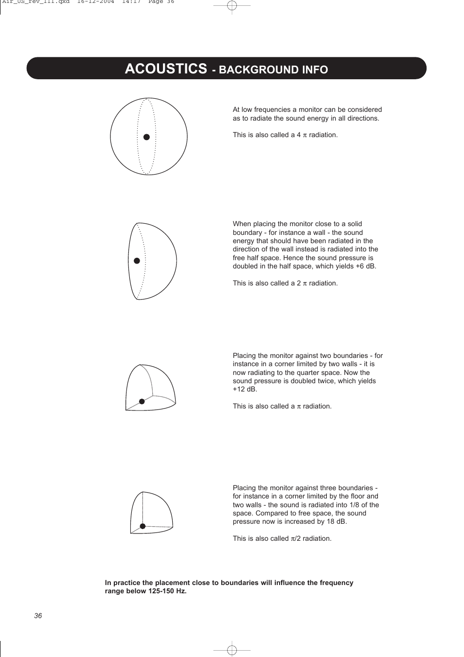 Acoustics, Background info | Dynaudio pmn User Manual | Page 38 / 60