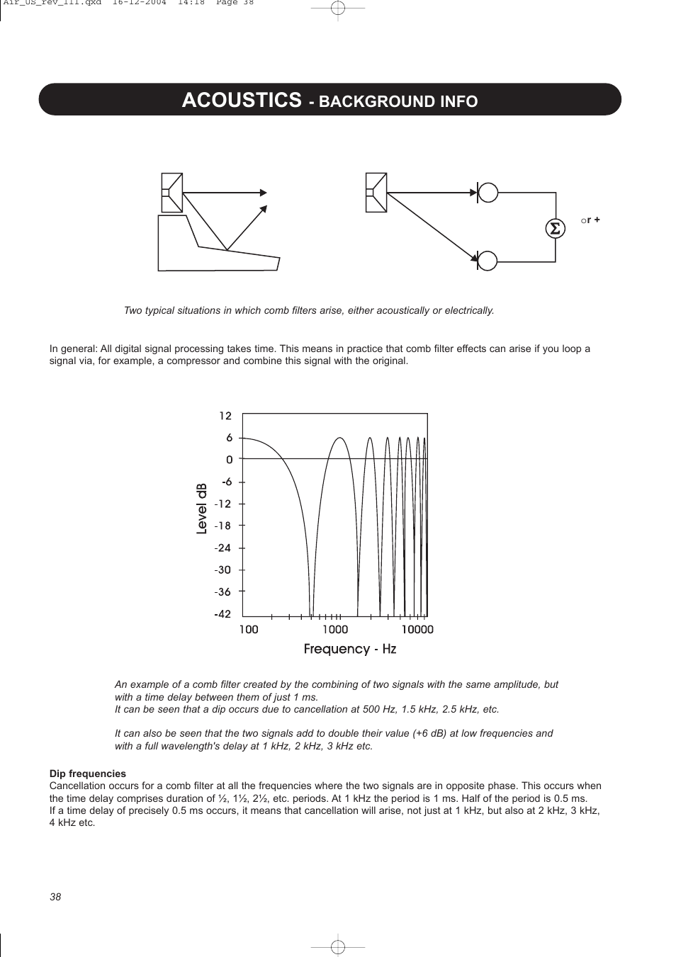 Acoustics, Background info | Dynaudio pmn User Manual | Page 40 / 60