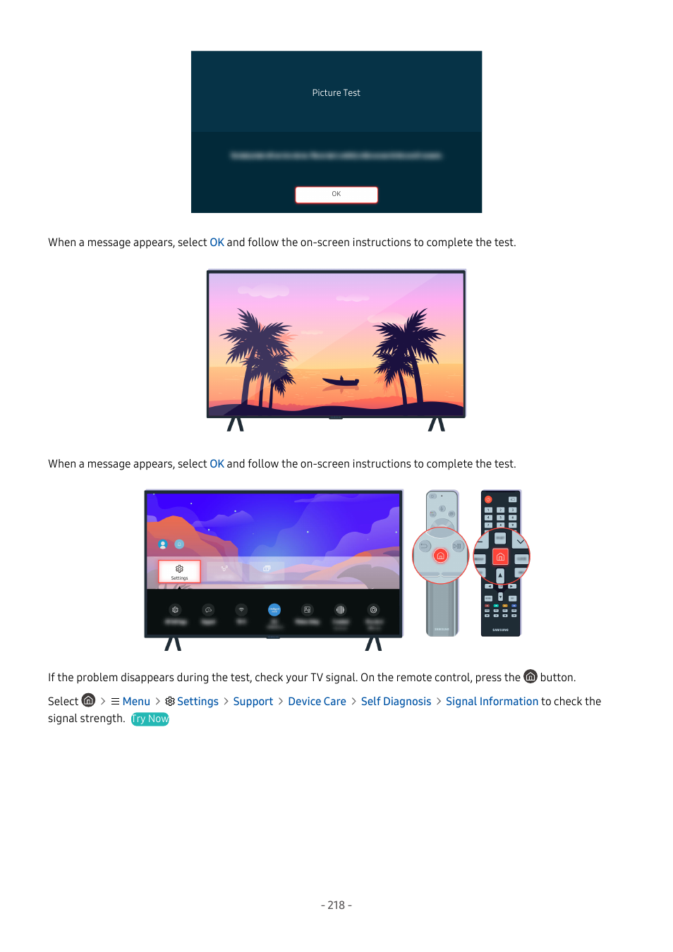 Samsung S95C 77" 4K HDR Quantum Dot OLED TV User Manual | Page 218 / 272