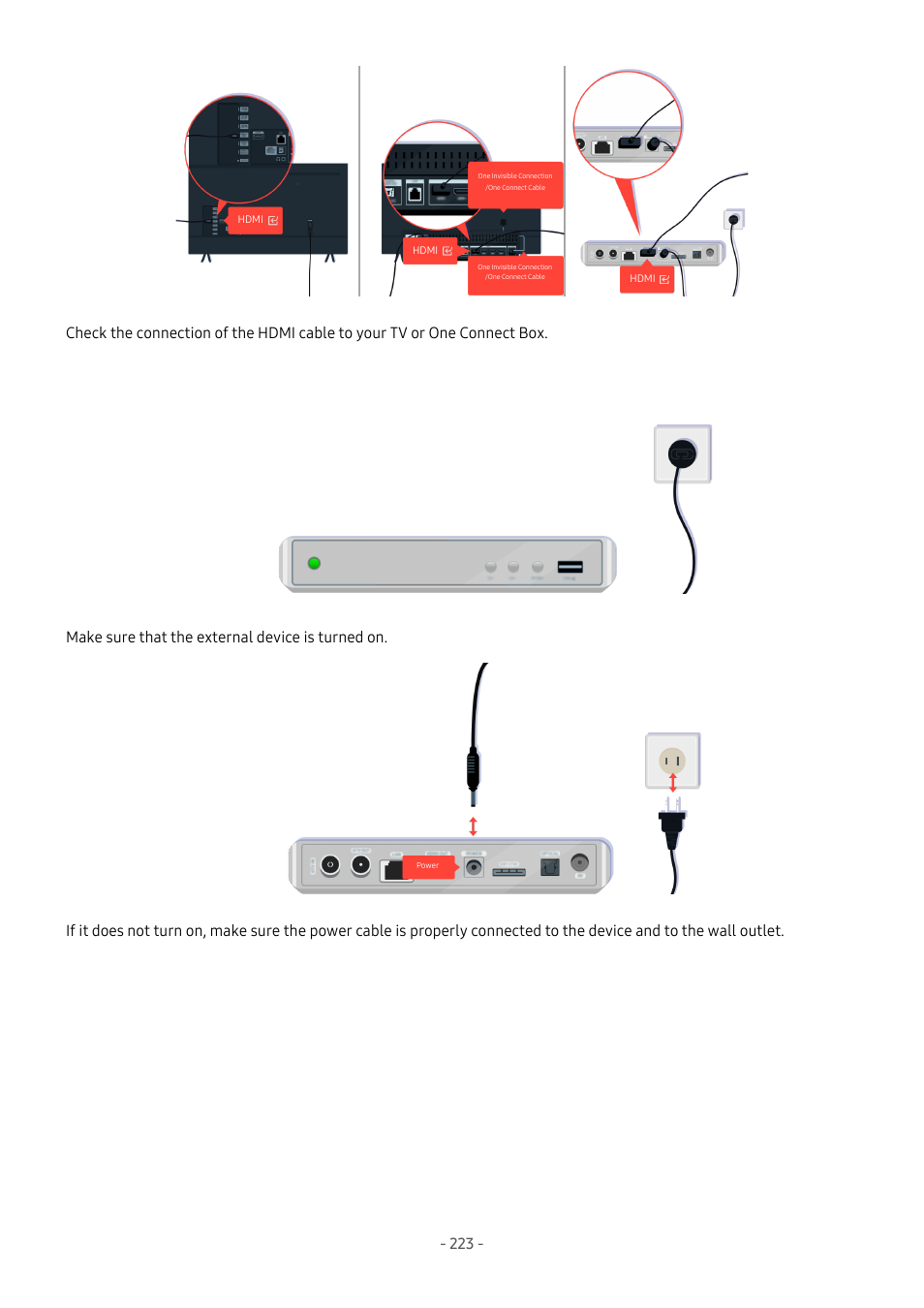 Samsung S95C 77" 4K HDR Quantum Dot OLED TV User Manual | Page 223 / 272