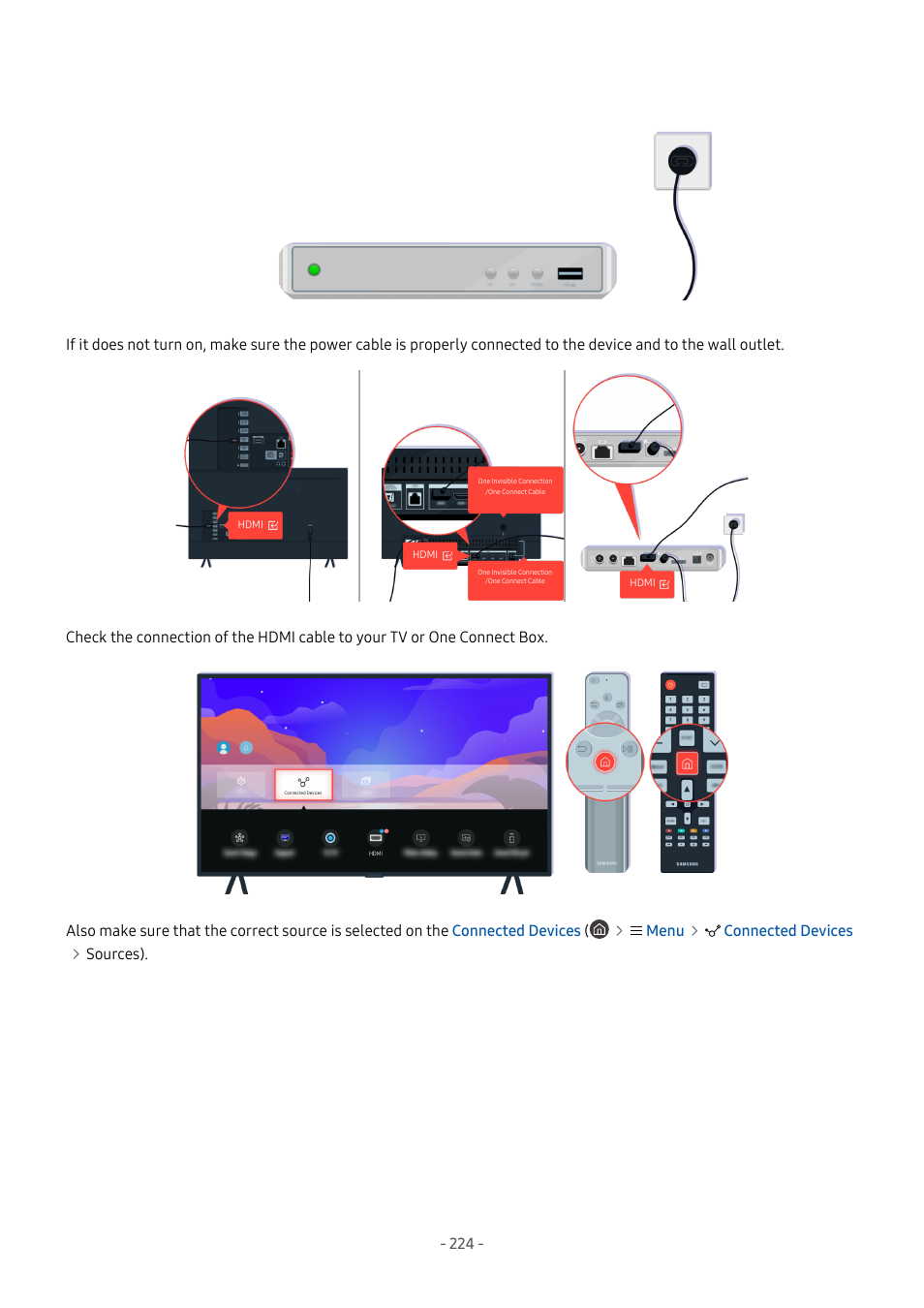 Samsung S95C 77" 4K HDR Quantum Dot OLED TV User Manual | Page 224 / 272