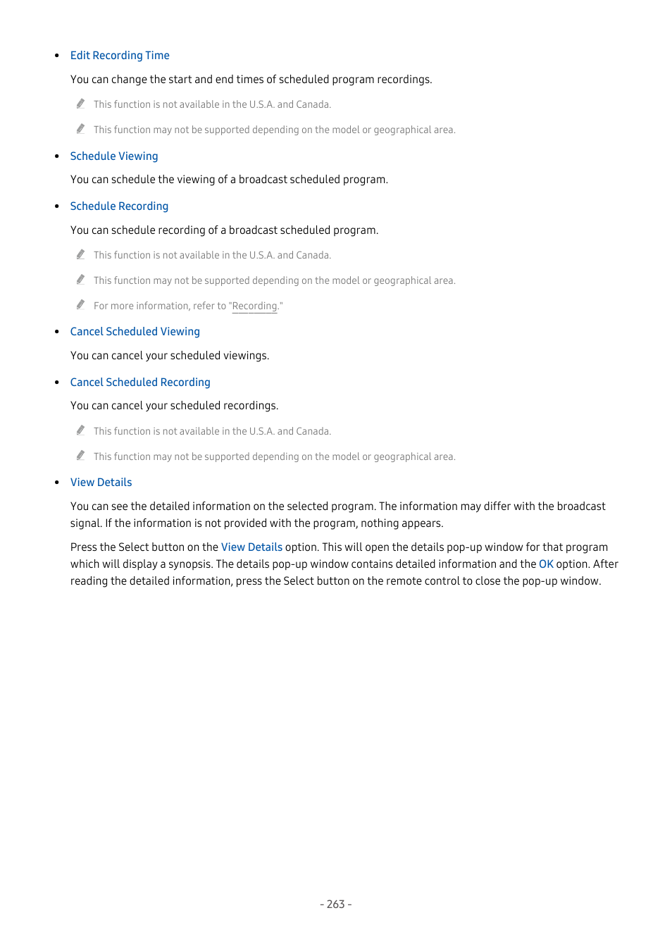 Samsung S95C 77" 4K HDR Quantum Dot OLED TV User Manual | Page 263 / 272