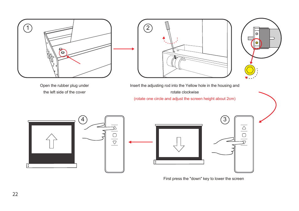 Samsung VG-PRSP120S/ZA The Premiere 120" Rollable Screen (2022) User Manual | Page 23 / 28