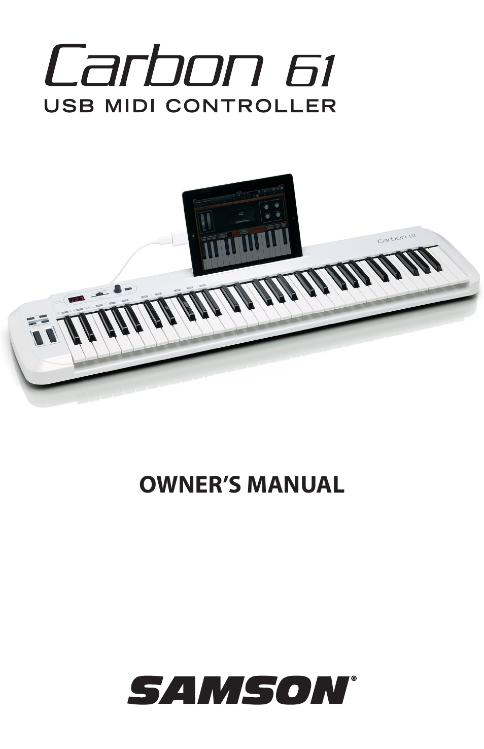 Samson Carbon 61 - USB/MIDI Keyboard Controller User Manual | 24 pages