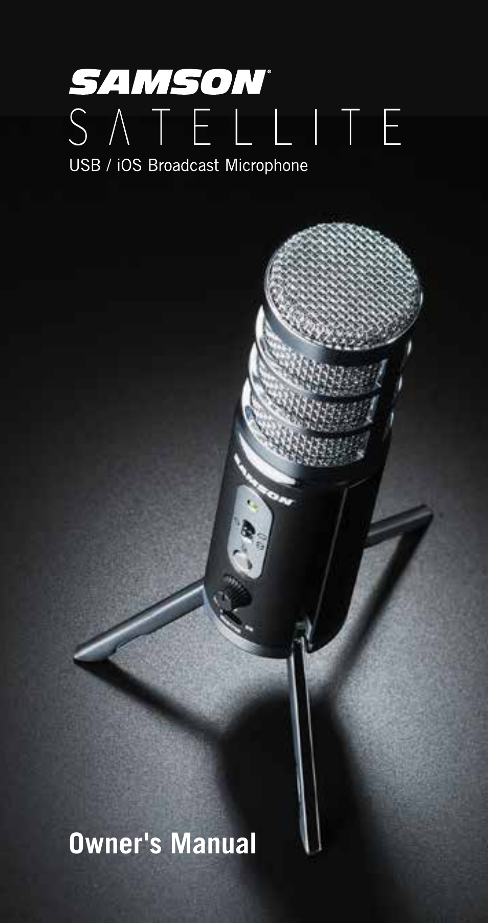 Samson Satellite USB/iOS Broadcast Microphone User Manual | 88 pages