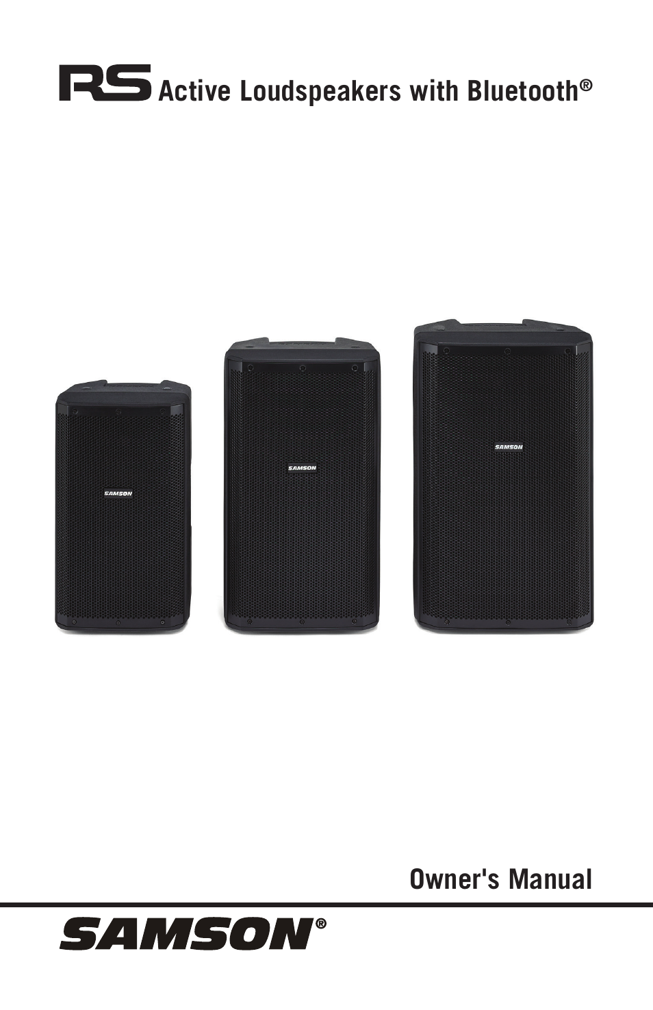 Samson RS112a 12" 400W 2-Way Active Loudspeaker User Manual | 12 pages