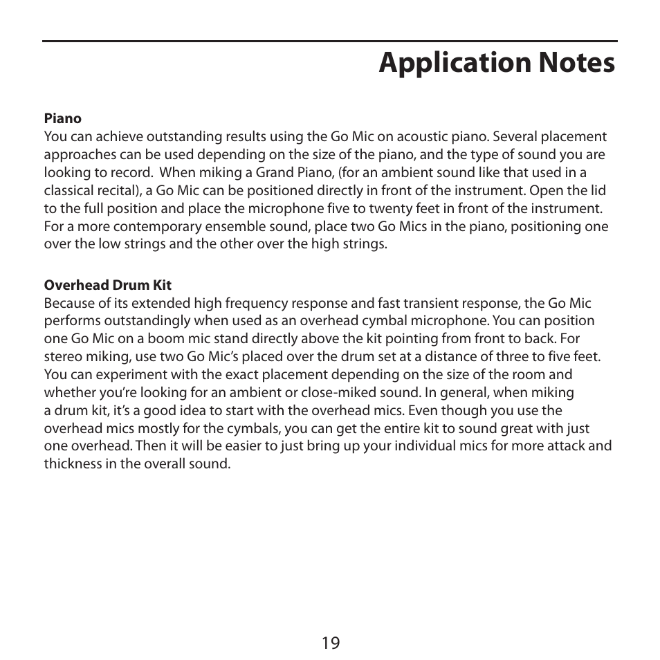 Samson Go Mic USB Microphone for Mac and Windows Computers (Silver) User Manual | Page 21 / 24