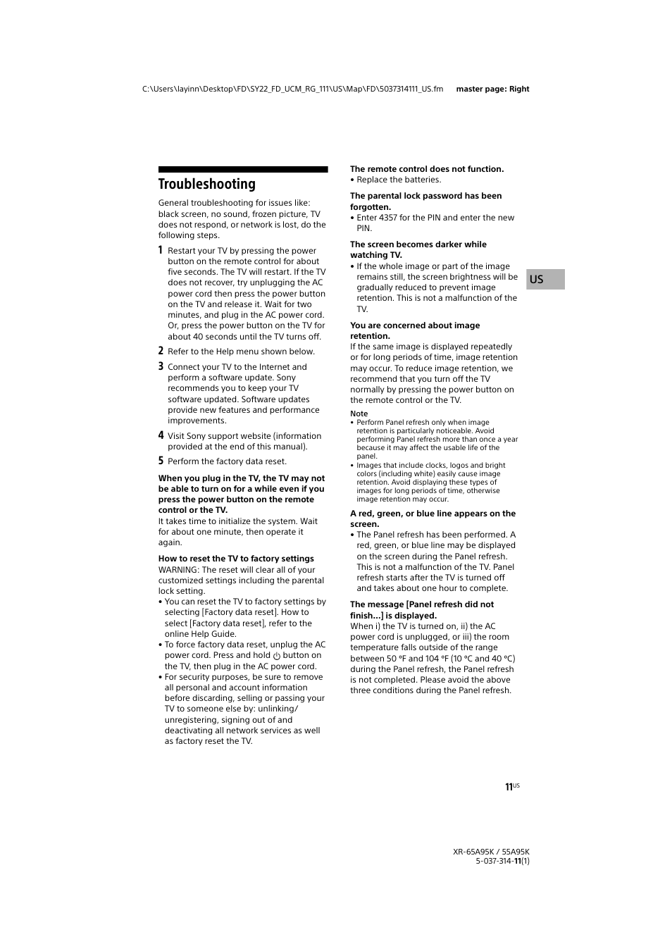 Troubleshooting | Sony Xperia PRO 5G Smartphone User Manual | Page 11 / 48