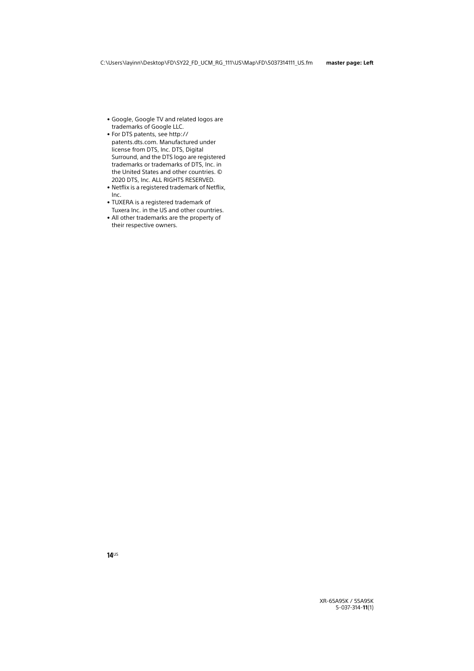 Sony Xperia PRO 5G Smartphone User Manual | Page 14 / 48