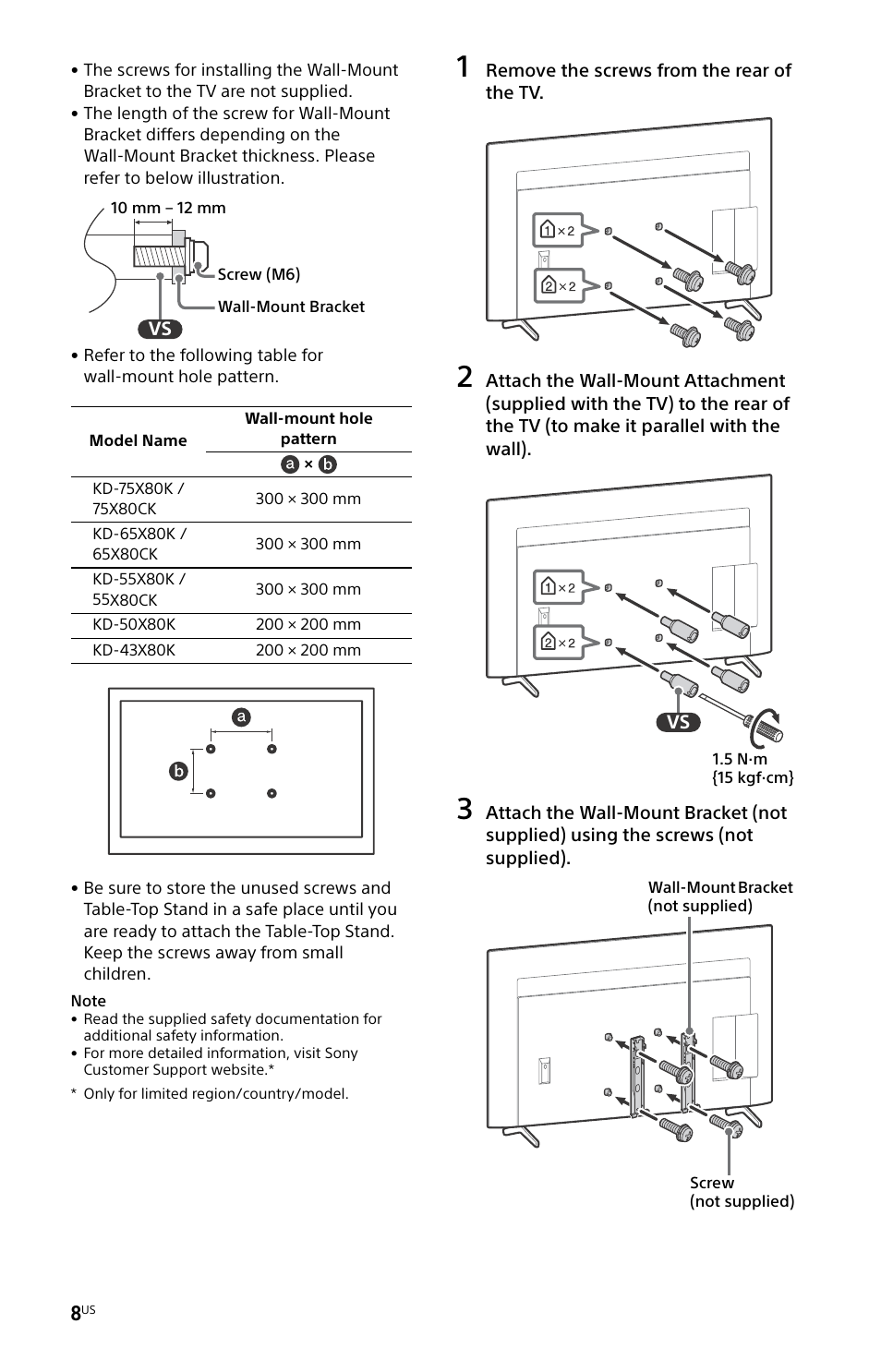 Sony BZ30L Series 65" UHD 4K HDR Commercial Monitor User Manual | Page 8 / 40