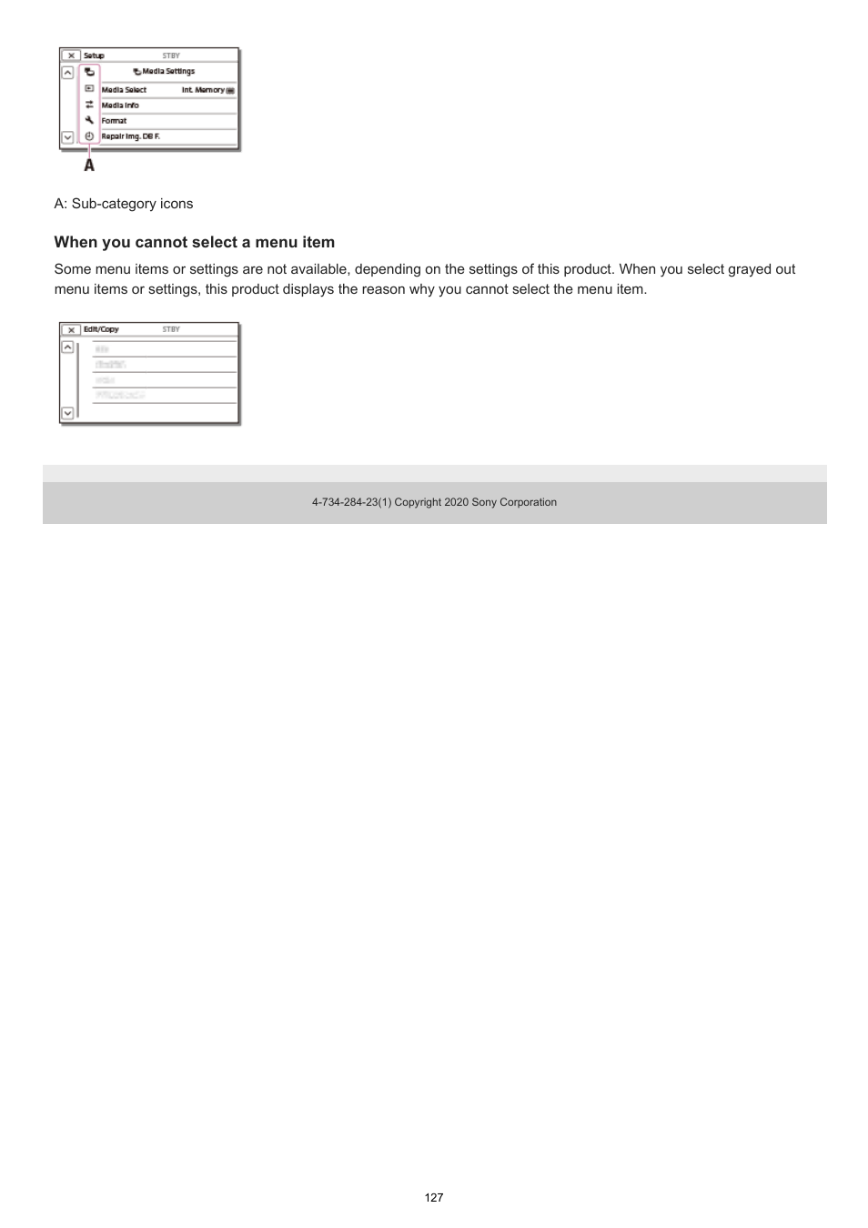 Sony BRAVIA BZ40J 100" Class 4K UHD HDR Commercial Monitor User Manual | Page 127 / 353