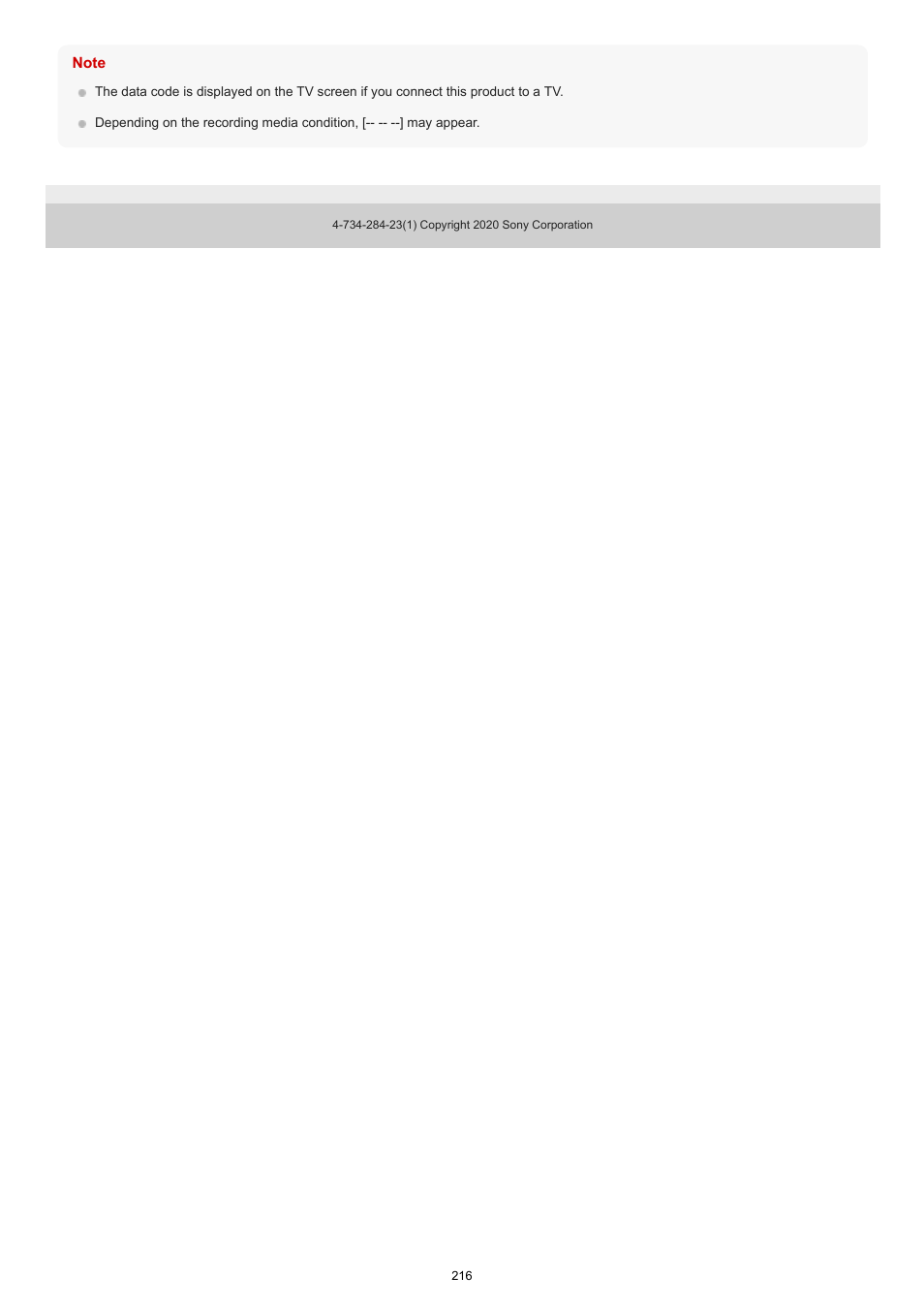 Sony BRAVIA BZ40J 100" Class 4K UHD HDR Commercial Monitor User Manual | Page 216 / 353